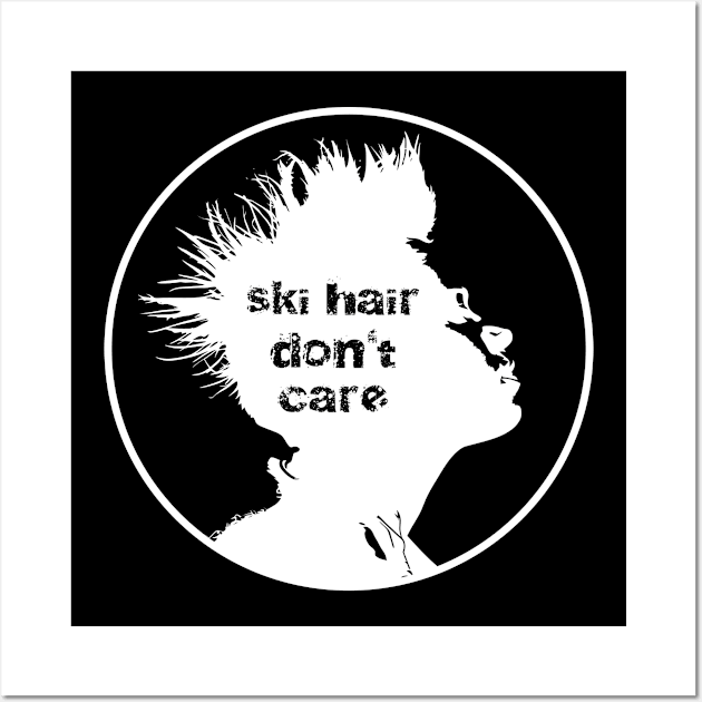 Ski Hair Circle Girl Wall Art by Ski Classic NH